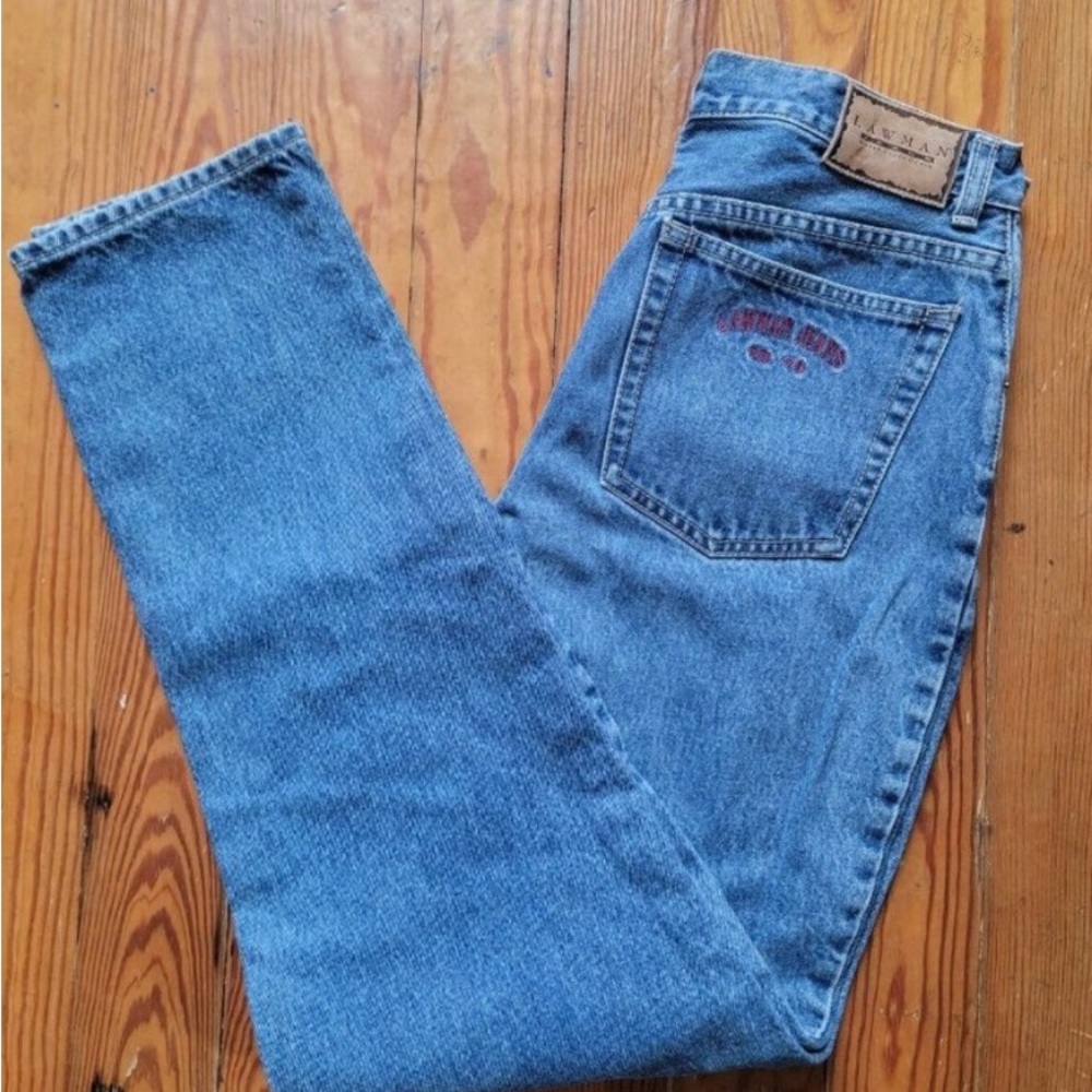 Vintage lawman jeans, light wash denim, size 12